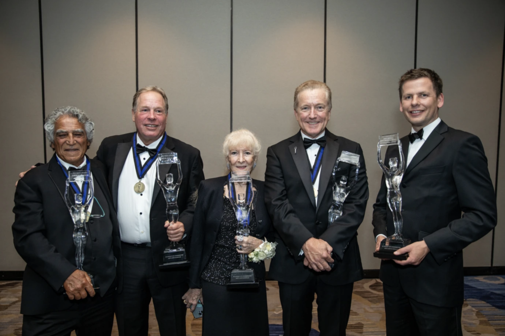 PADI CEO and President, Dr. Drew Richardson, stands among his fellow NOGI Award recipients